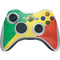 Republic of the Congo Flag Distressed Xbox 360 Wireless Controller Skin